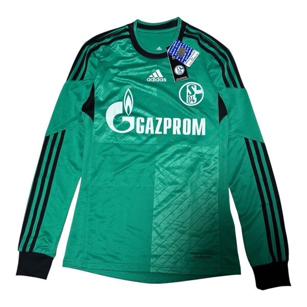 【激レア】adidas アディダス Schalke 04 シャルケ04 長袖 サードユニフォーム メンズ サイズ4 S相当