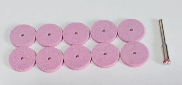 10個 砥石 接続軸1本 ルーター用 研磨 ハンドメイド バフ DIY