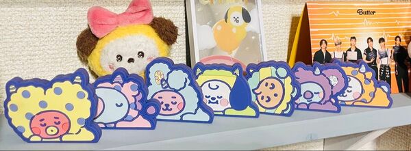 BT21 ファミリーマート限定 オリジナルラバーマグネットBTSボーカルライン 4種類セット