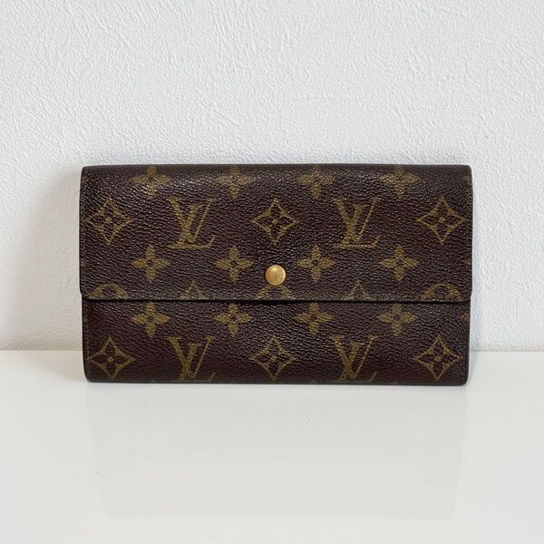 LOUIS VUITTON ルイヴィトン モノグラム 長財布 クレディ