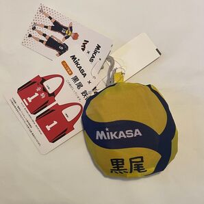 新品未使用 しまむら ハイキュー エコバッグ 黒尾 音駒