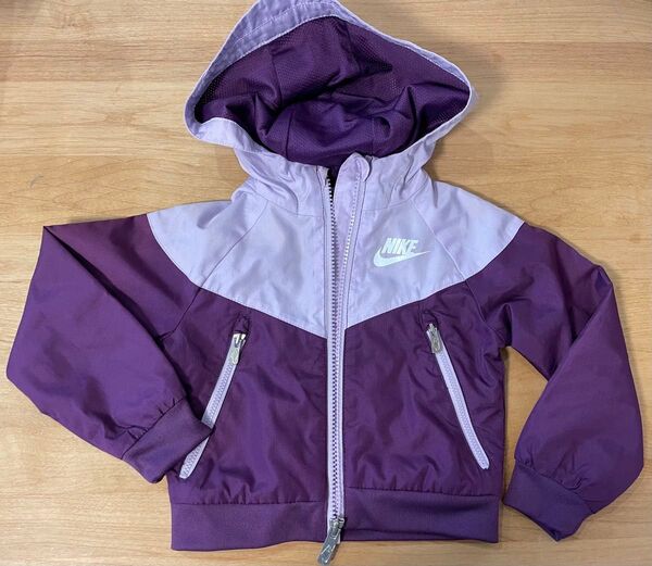 Nike NIKE ナイキ フード付きジャケット 紫 75㎝ 80㎝