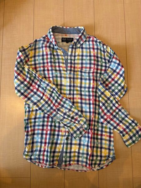 BEAMS ビームス チェック ボタンダウン シャツ S