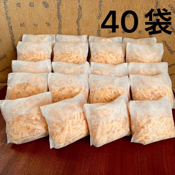 F1 削りたてをお届けします【40袋】国産 ヒノキチップ ひのきおがくず 檜チップ おがくず