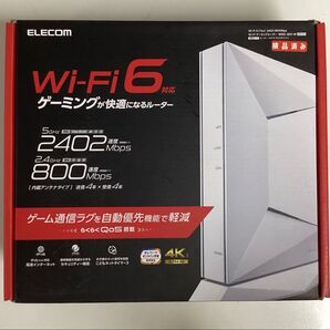 Wi-Fi 6(11ax) 2402+800Mbps Wi-Fi ゲーミングルーター WRC-G01-W /中古/動作確認済み