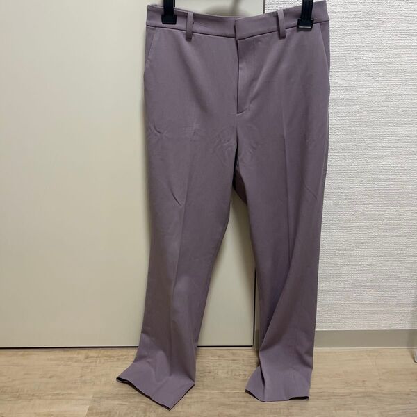UNIQLOスマートアンクルパンツ紫 Mサイズ