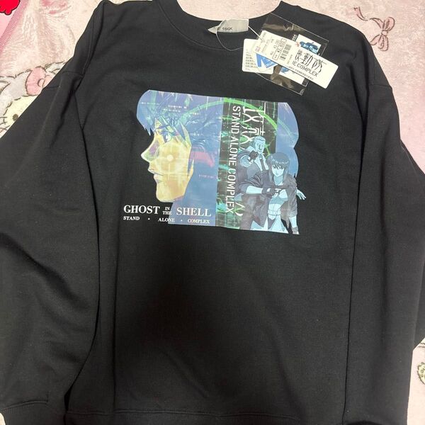 攻殻機動隊 GHOST IN THE SHELL スウェット Lサイズ ブラック 新品 激安!!