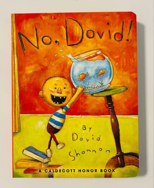 新品英語絵本 No!david ! だめよ、デイビッド! ボードブック