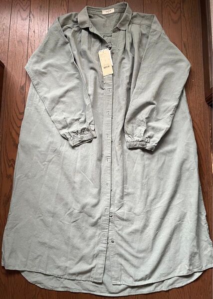 【新品・未使用】studio clip シャツワンピース(長袖)