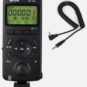 Meyin TW-836/E3 LCD ワイヤレス 有線 トランシーバー タイマー シャッター リモート