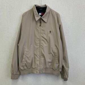 TOMMY HILFIGER トミーヒルフィガー スウィングトップ ブルゾン フリース ベージュ 旧タグ 90s フラッグタグ