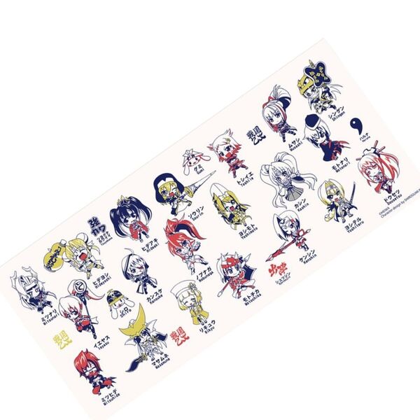 【未開封品】戦国乙女 フェイスタオル 乙女図鑑 ちびキャライラスト