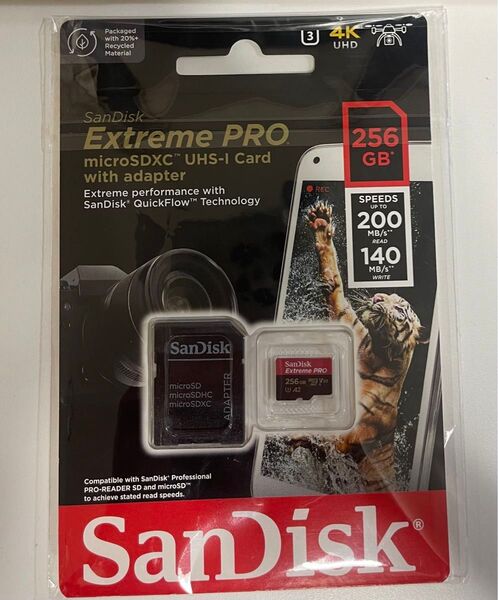 SANDISK Extreme PRO MicroSDXC CARD 256GB