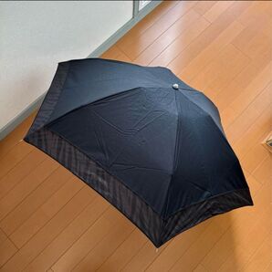 折りたたみ晴雨兼用傘 ブラック ゼブラ柄