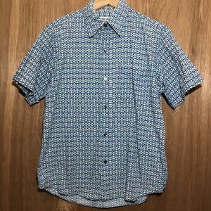 TAKEO KIKUCHI Takeo Kikuchi short sleeves shirt total pattern shirt 