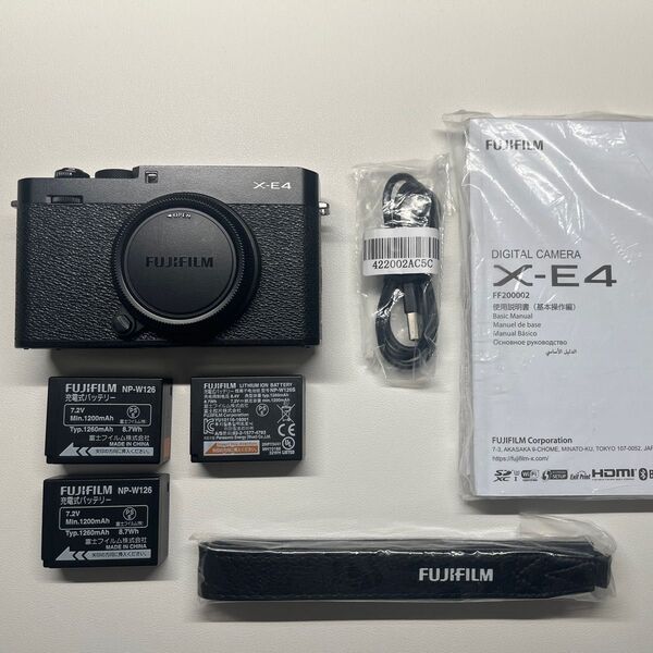 FUJIFILM ミラーレス一眼 X-E4 おまけ付き ボディ