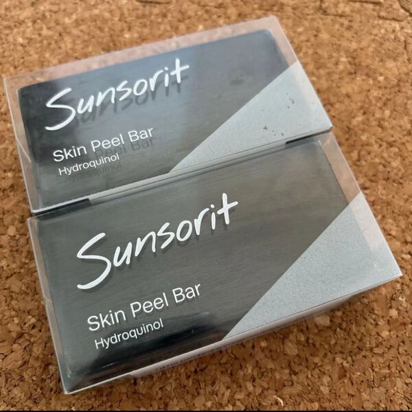 Sunsorit Skin Peel Bar ハイドロキノン石鹸 2箱セット