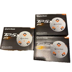 最新 テーラーメイド 未使用 Tp5x pix ホワイト 3ダース 5ピース ツアー系 お買い得 スピン 2024