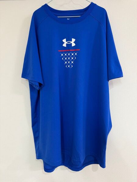 アンダーアーマー バスケットボール Tシャツ ブルー XL