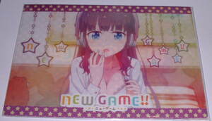 NEW GAME! 滝本ひふみ A4 セル画＆原画見比べ クリアファイル Ｂ 動画工房