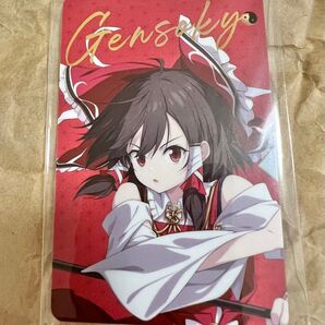 東方プロジェクト 東方project 中国 交通カード 博麗霊夢