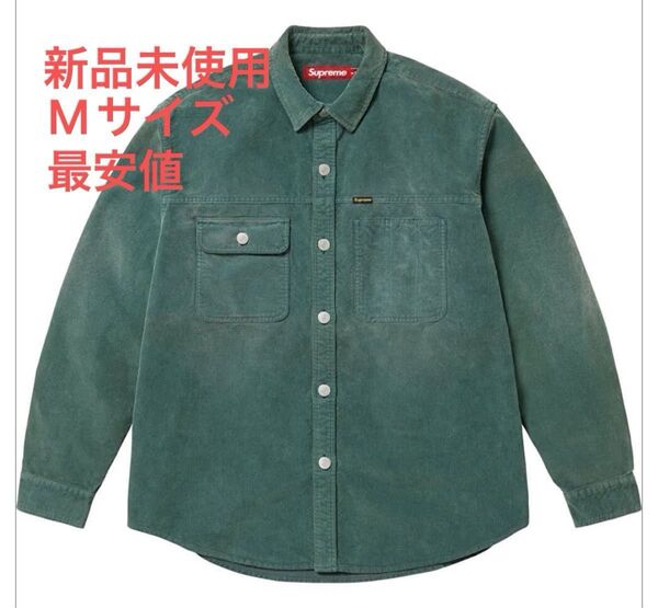 Supreme 25SS Washed Corduroy Shirt "Sage" Mサイズ
