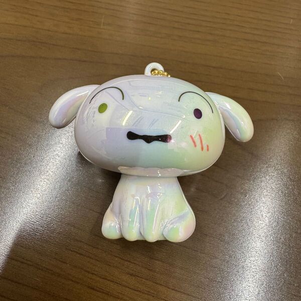 クレヨンしんちゃん シロ キーホルダー 首振り ガチャ プライズ マスコット オーロラ