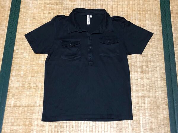91. 早い物勝ち!【美品】SM SADHU エスエムサドゥー ブラックポロシャツ Mサイズ 複数購入対応 割引対応あり