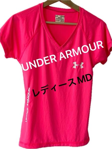 アンダーアーマー コンプレッションインナー Vネック レディースMD【美品】