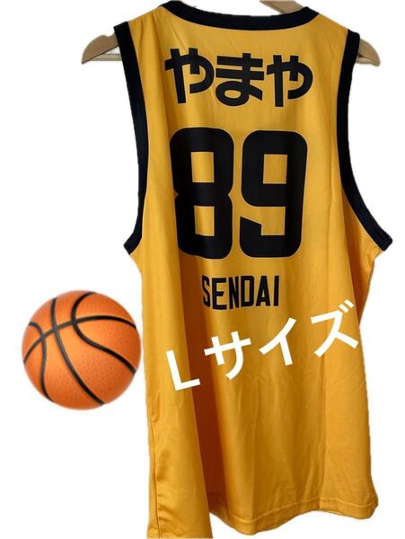 仙台89ers ビブス バスケットボール ノースリーブ Lサイズ【美品】