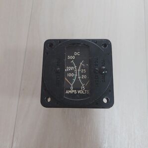 直流電流・電圧計 航空機用 計器 実物
