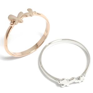 【オーダー受付】【日本製】【蝶】ポイントピンキー☆SILVER925【2色展開】