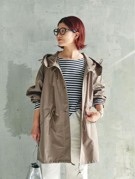 Spick and Span P/Ny ハッスイスノーカモパーカーコート
