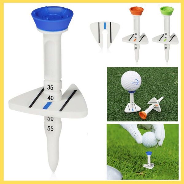 ゴルフティー 4本セット ドライバー ゴルフ用品 ラウンド用品 ティー 高さ