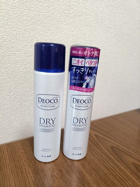 【2個セット】DEOCO デオコ スカルプケア ドライシャンプー ロート製薬 1本未開封