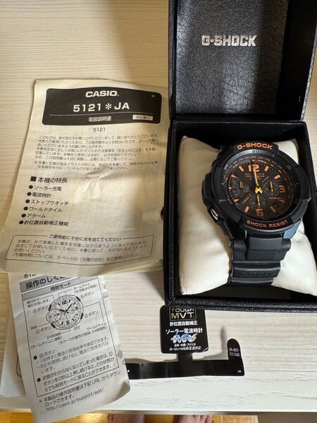 美品 CASIO G-SHOCK 腕時計/電波ソーラー/GW-3000B