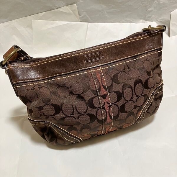 【COACH / コーチ】 シグネチャー / ショルダーバッグ / F10561 キャンバス レザー
