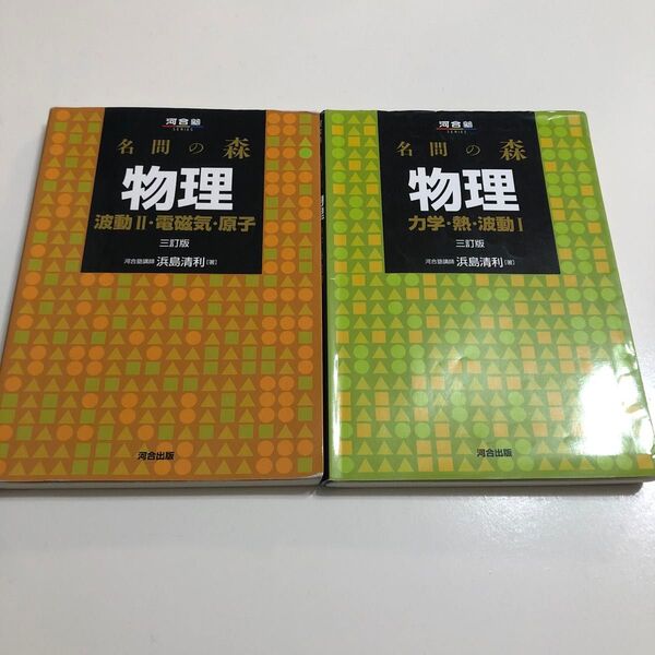名問の森物理波動II・電磁気・原子&力学・熱・波動I 2冊セット