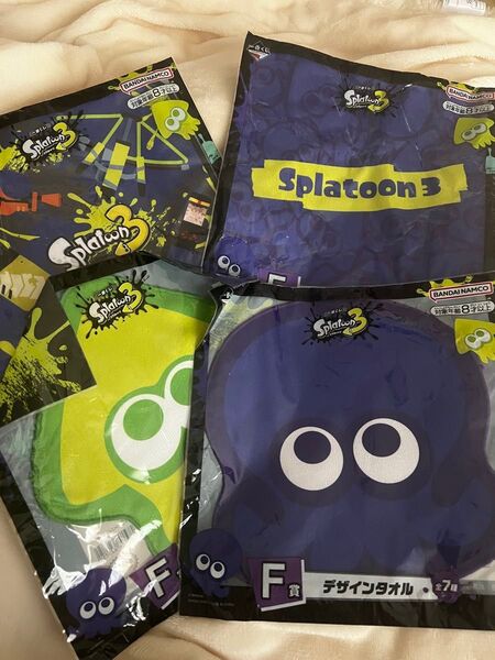 スプラトゥーンタオルスプラトゥーン3一番くじスプラトゥーン一番くじスプラトゥーン3一番くじデザインタオル