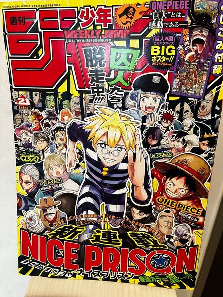 週間少年ジャンプ 21号*ジャンプラリー券、ポスター、読者アンケート無し