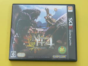 ニンテンドー3DS モンスターハンター4 操作説明シート付 中古 美品