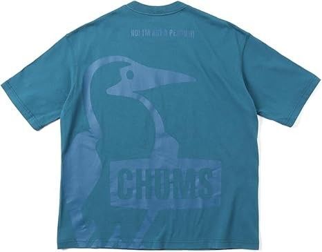 チャムス オーバーサイズド ブービー Tシャツ ティール