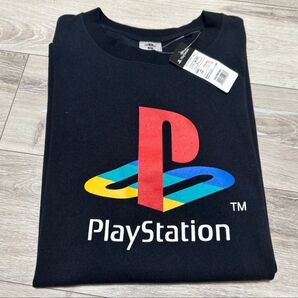 【新品】PlayStation Tシャツ プレイステーション 長袖 ブラック Lサイズ 黒