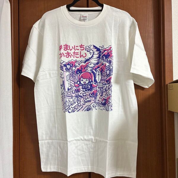 新品 まいにちかおたんtシャツ ホワイト XLサイズ 半袖 Tシャツ 白