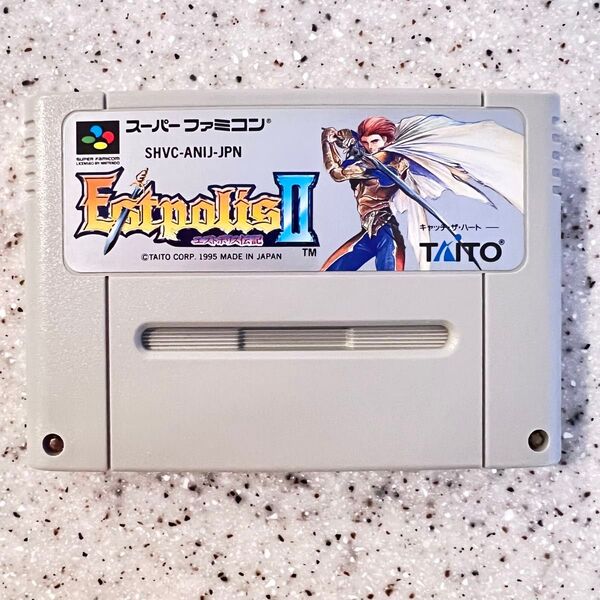 【端子清掃済】エストポリス伝記2 スーパーファミコン SFC ゲームソフト エストポリス伝記Ⅱ