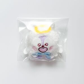 BT21 ファミリーマート限定 ぬいぐるみバッジ MANG 天使ver 未使用品 マスコット