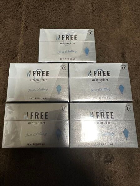 NFREE ニコチンゼロ スカイレギュラー 5箱セット 1箱20本×5箱 未使用