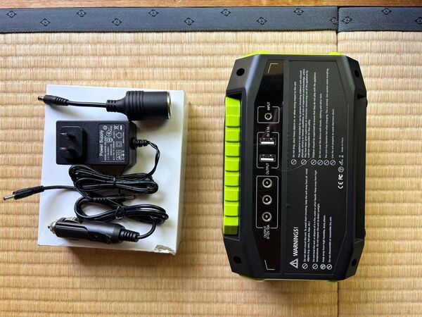 アルファ工業株式会社 コンパクト 蓄電池 ポータブル電源 150W Z-150 アウトドア 車中泊 緊急 蓄電 電源 電気