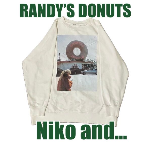 niko and.. RANDY’S DONUTS スウェット トレーナー Mサイズ