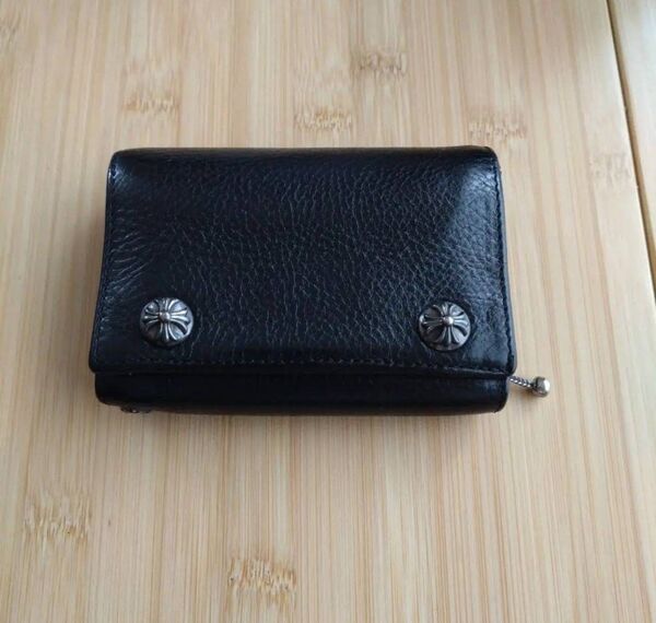 【クロムハーツ正規店購入美品】スリーフォールド ウォレット 財布